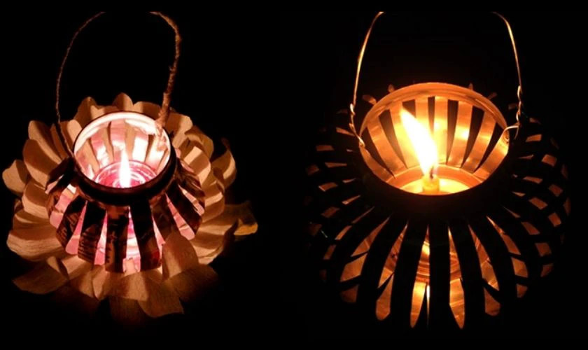 Cách làm đèn Trung thu hình đốm lửa
