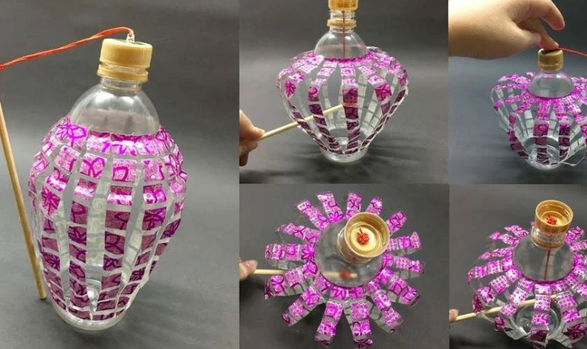 Đèn lồng Trung thu làm từ chai nhựa