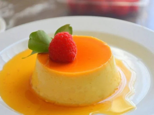 Chiếc bánh Flan bắt mắt, hấp dẫn