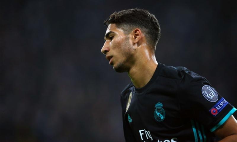Achraf Hakimi trong màu áo Real Madrid