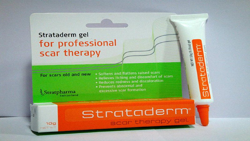 Gel trị sẹo thâm Strataderm từ Thụy Sĩ giúp trị sẹo rỗ, lõm, nứt da và giảm viêm