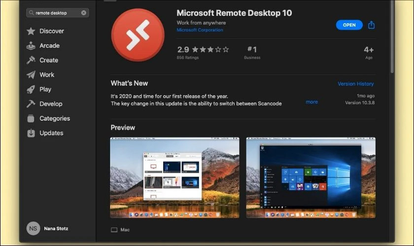 Microsoft Remote Desktop cho phép điều khiển máy tính Windows từ xa