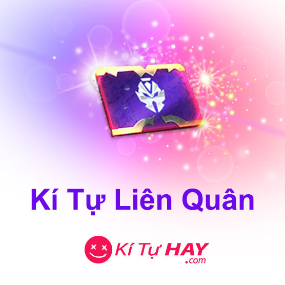 Bộ sưu tập các kí tự đặc biệt được sử dụng để tạo tên Liên Quân đẹp và độc đáo cho người chơi nam, thể hiện phong cách và cá tính riêng.