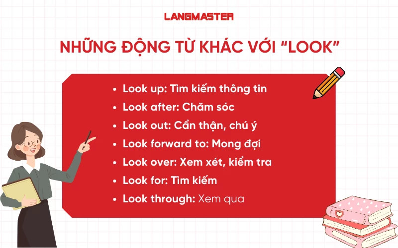 Các phrasal verb với Look cần biết