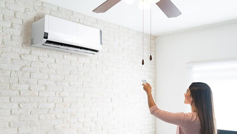 Biểu tượng nút Fan trên remote điều hòa Daikin để điều chỉnh tốc độ quạt gió