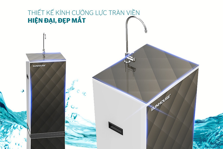 Máy lọc nước RO Sunhouse SHA8858K với hệ thống lọc mạnh mẽ