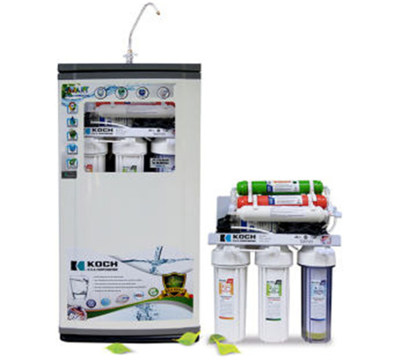 Máy lọc nước R.O KOCH-USA vỏ kính cường lực KOCH-K - Bền bỉ và an toàn