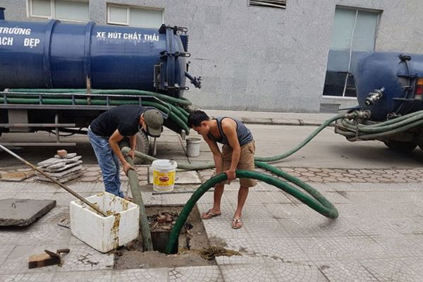 Dịch vụ hút hầm cầu tại Long An của Toàn Cầu EnVim
