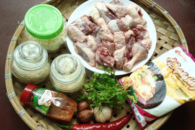 Nguyên liệu đầy đủ cho món vịt rang muối giòn ngon béo ngậy