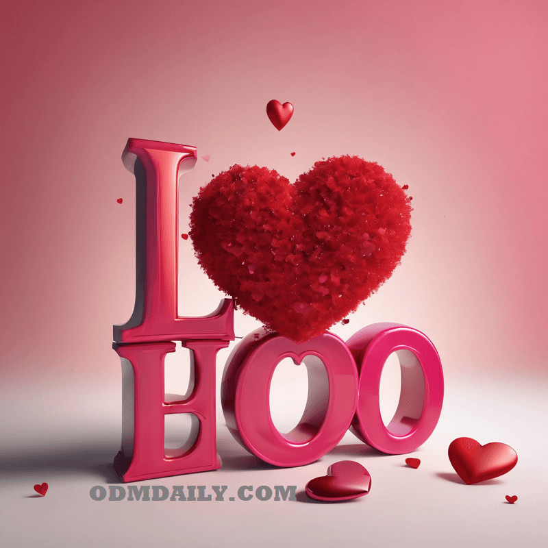 Hình ảnh trái tim lãng mạn và tình yêu