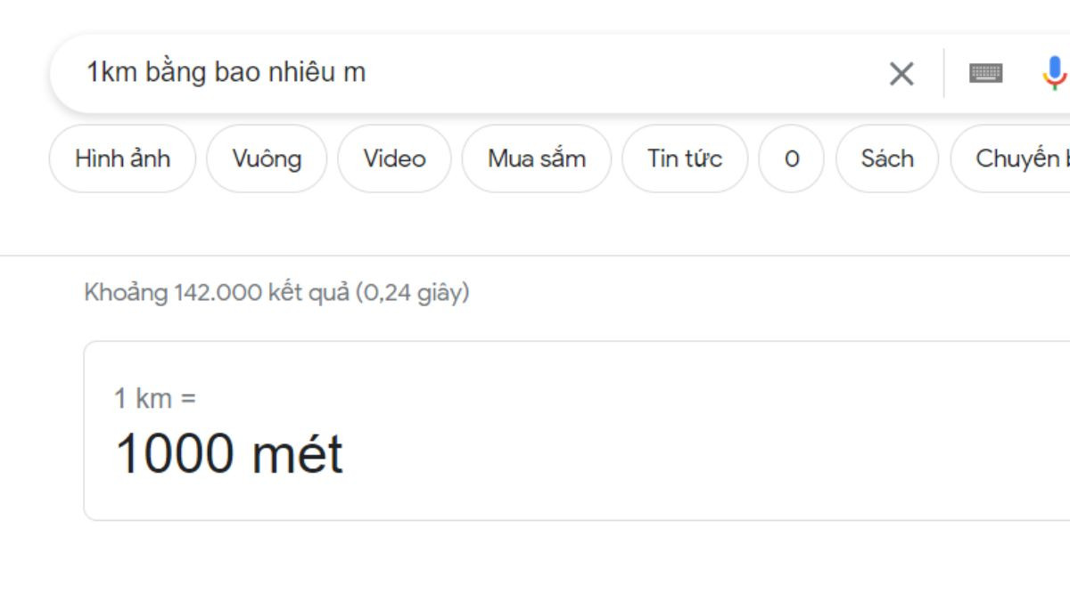 Sử dụng Google để tra cứu nhanh các phép chuyển đổi đơn vị