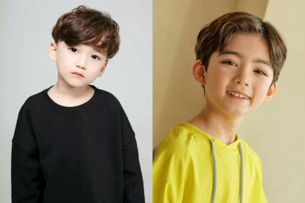 Kiểu tóc layer ngắn tạo độ bồng bềnh tự nhiên cho bé trai