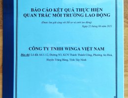 Báo cáo quan trắc môi trường lao động giá rẻ ở Tây Ninh theo nghị định 44/2016/NĐ-CP